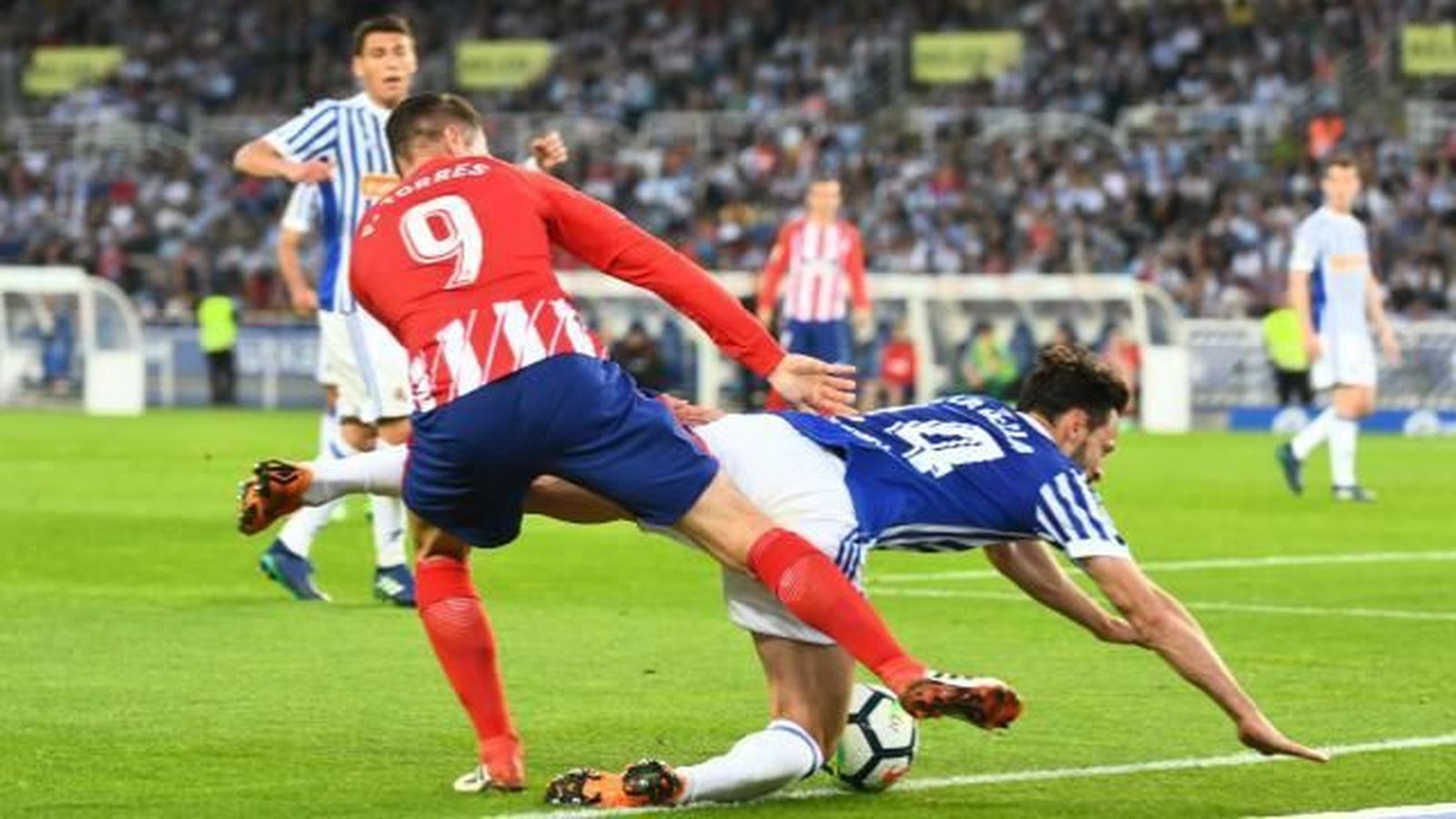 3-0. El Atlético se estrella en Anoeta