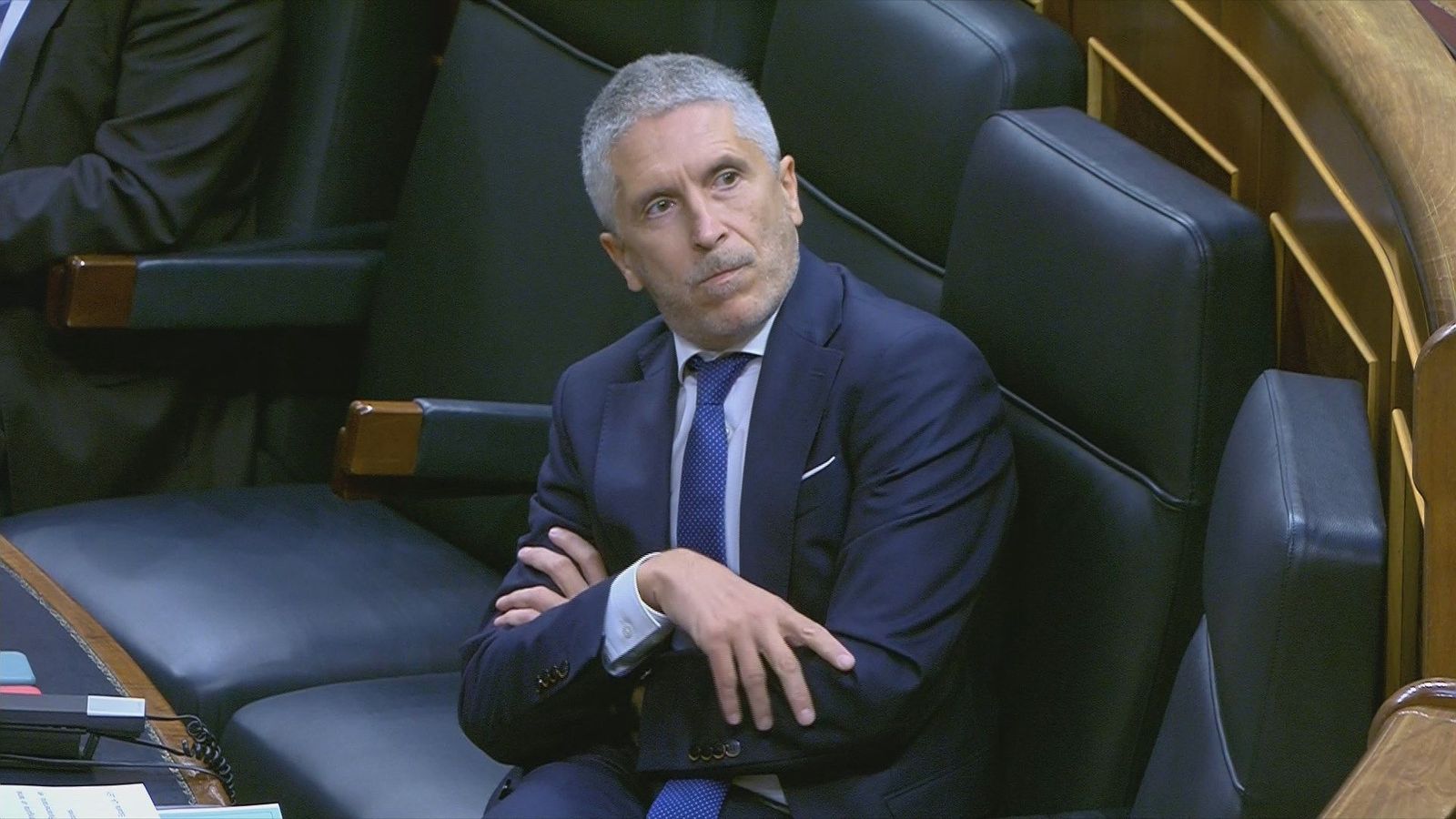 Grande Marlaska se ausenta del debate de su reprobación