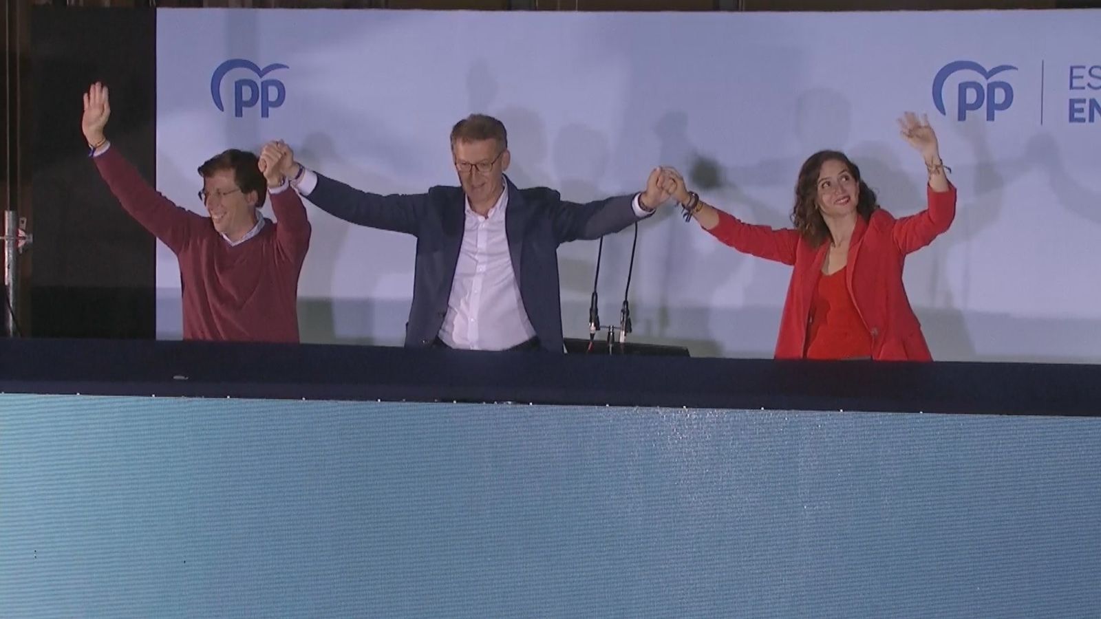 Martínez-Almeida, Núñez Feijóo y Díaz Ayuso