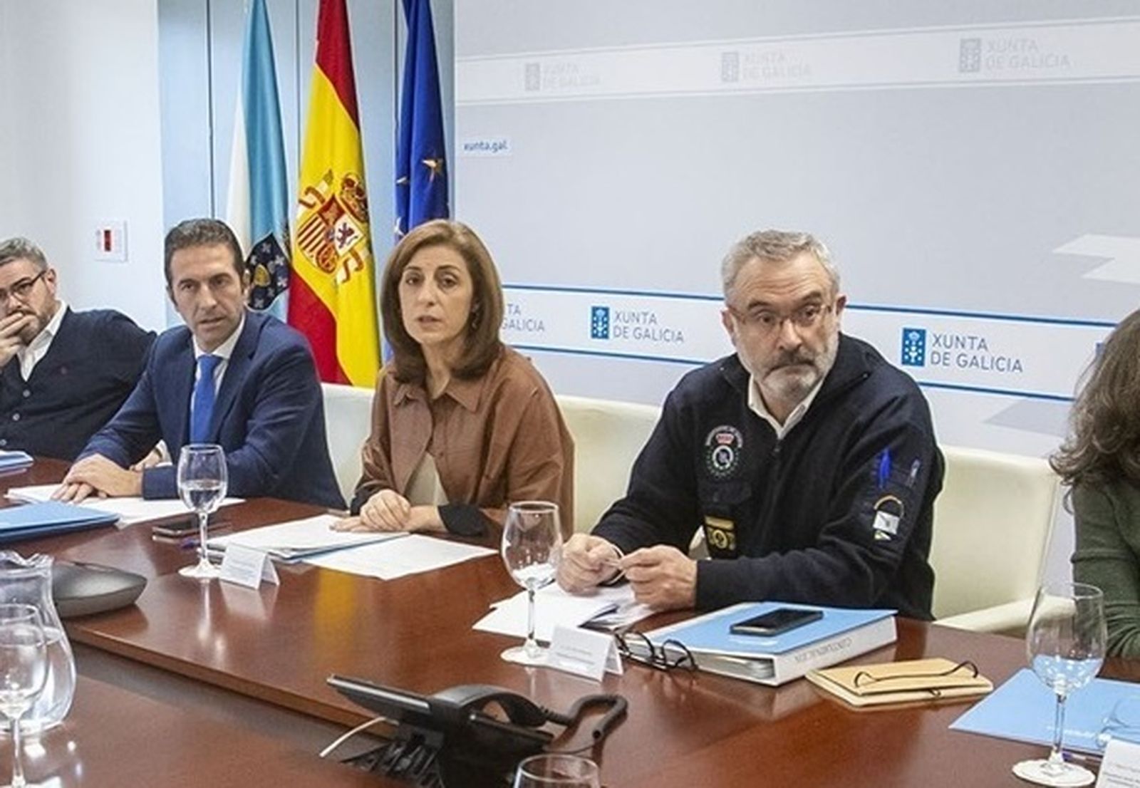La vicepresidenta segunda de la Xunta y conselleira de Medio Ambiente, Ángeles Vázquez
