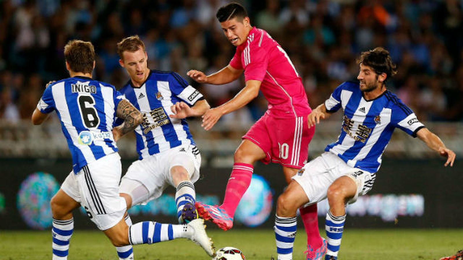 James Rodríguez, jugador del Real Madrid