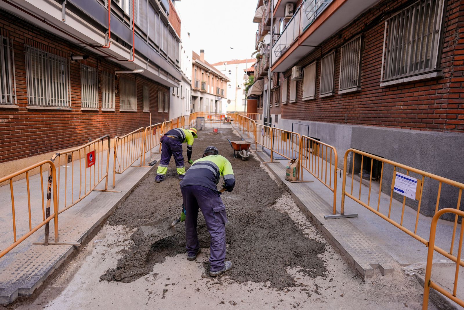 Avanza la remodelación de 8 calles del casco histórico de Carabanchel Bajo
