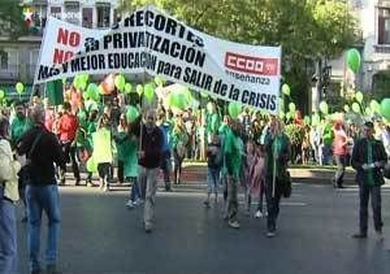 La huelga educativa arranca esta noche con encierros en colegios y facultades