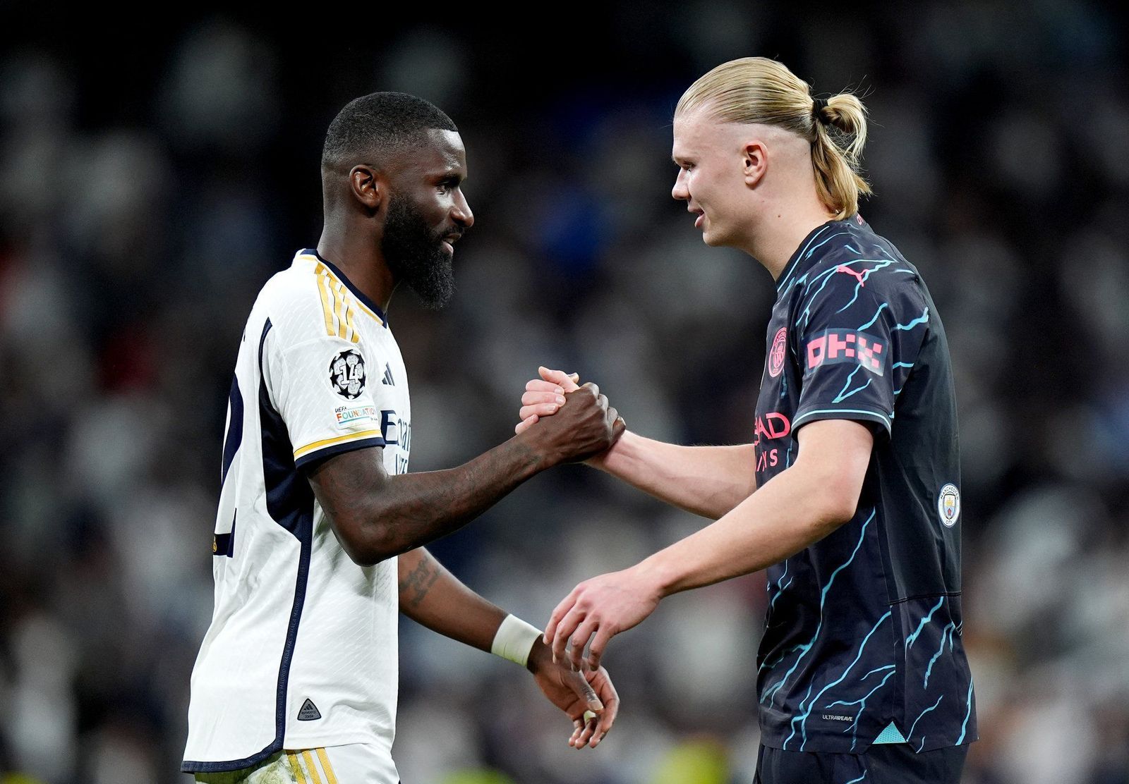 Rudiger y Haaland