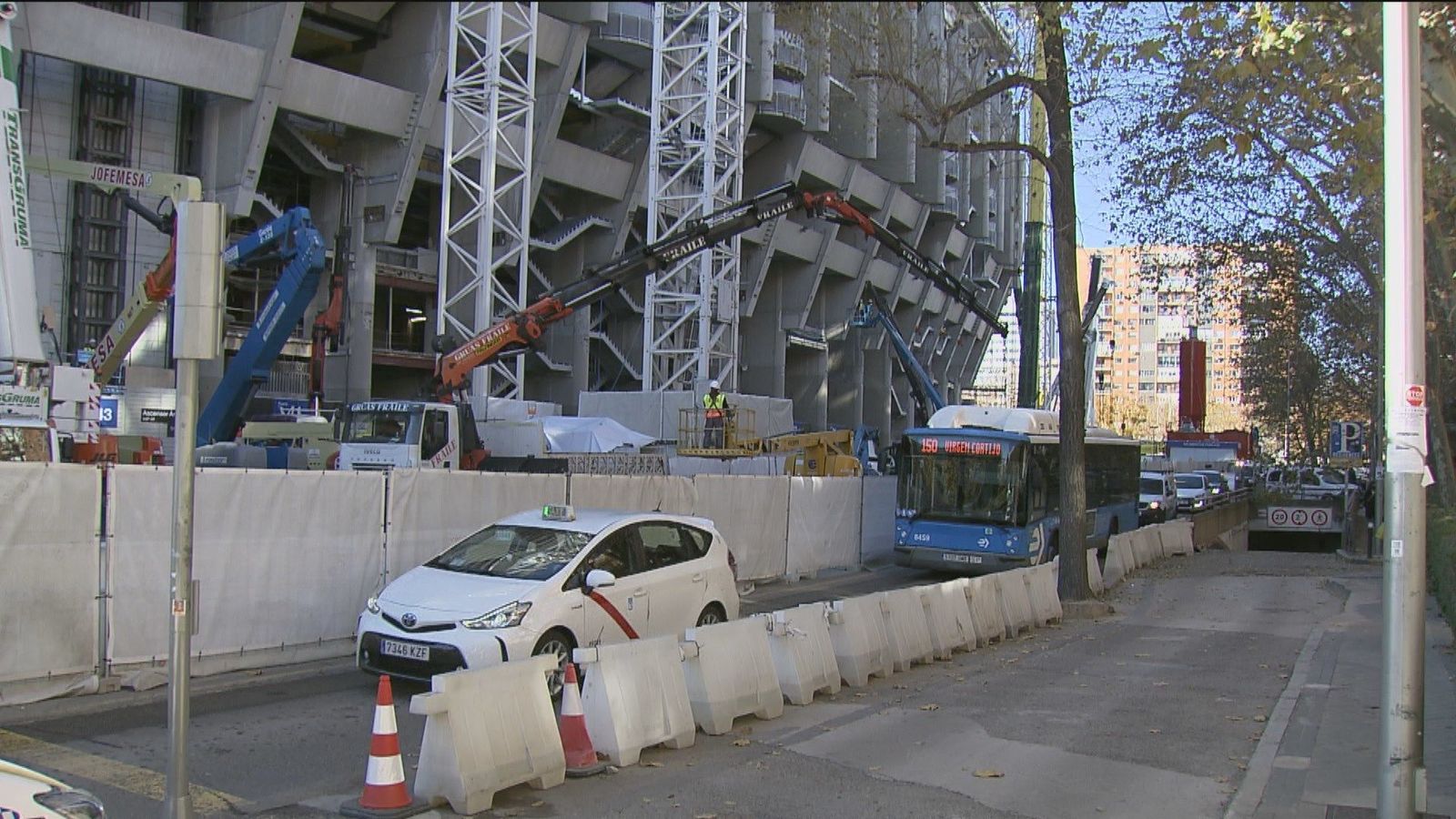 El Bernabéu incluirá dos nuevos aparcamientos con más de 1.600 plazas