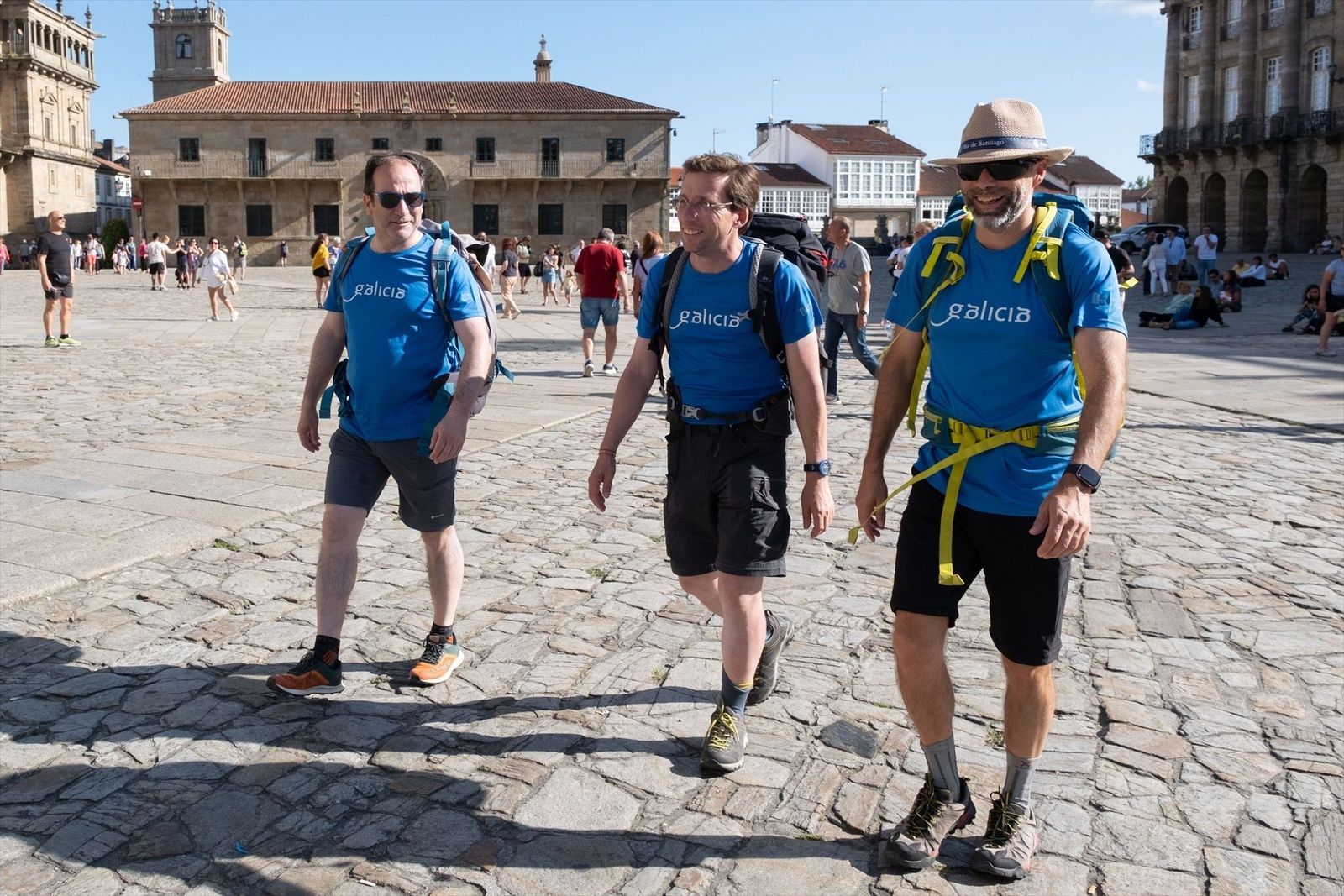 Almeida finaliza el Camino de Santiago y destaca el civismo "general" de los peregrinos