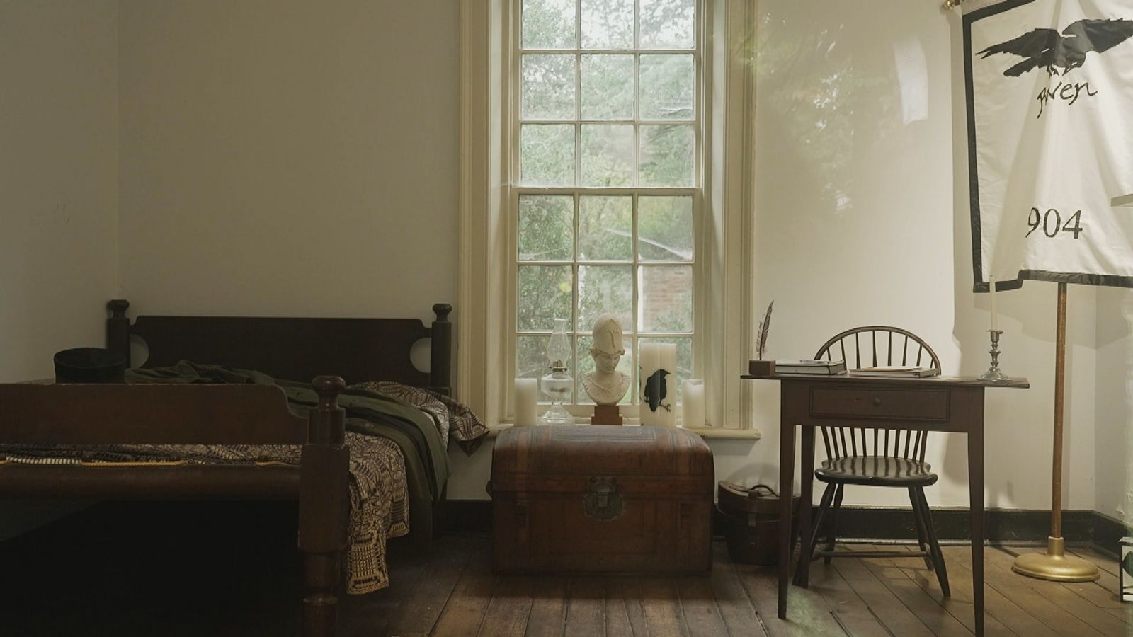 Habitación de Edgar Allan Poe en la Universidad de Virginia, EEUU