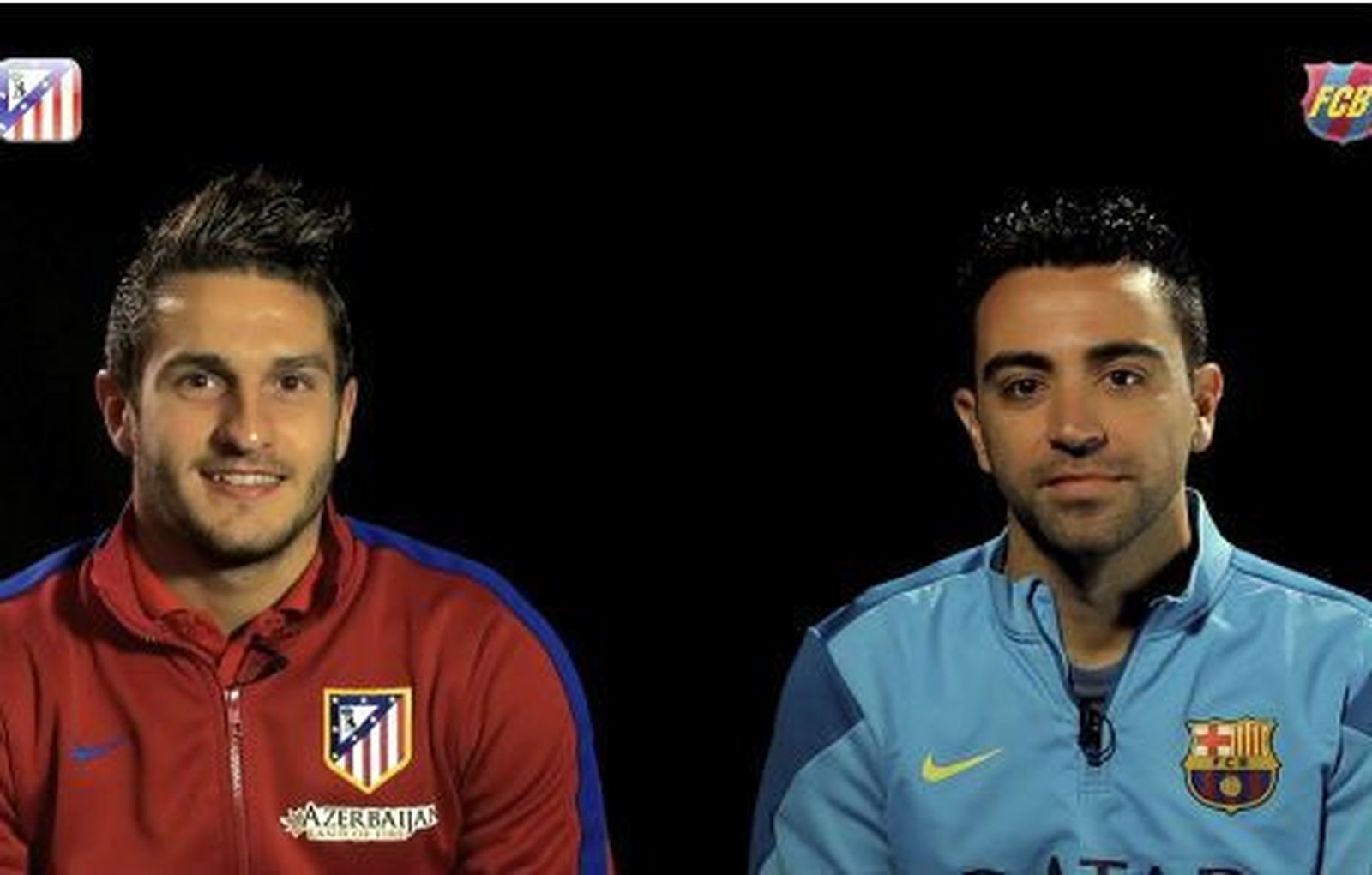 Koke y Xavi, cara a cara