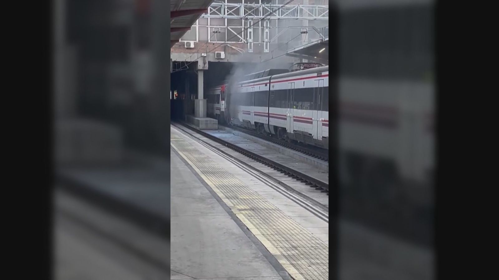 Nuevos retrasos en Cercanías por presencia de humo en un tren en la estación de Chamartín