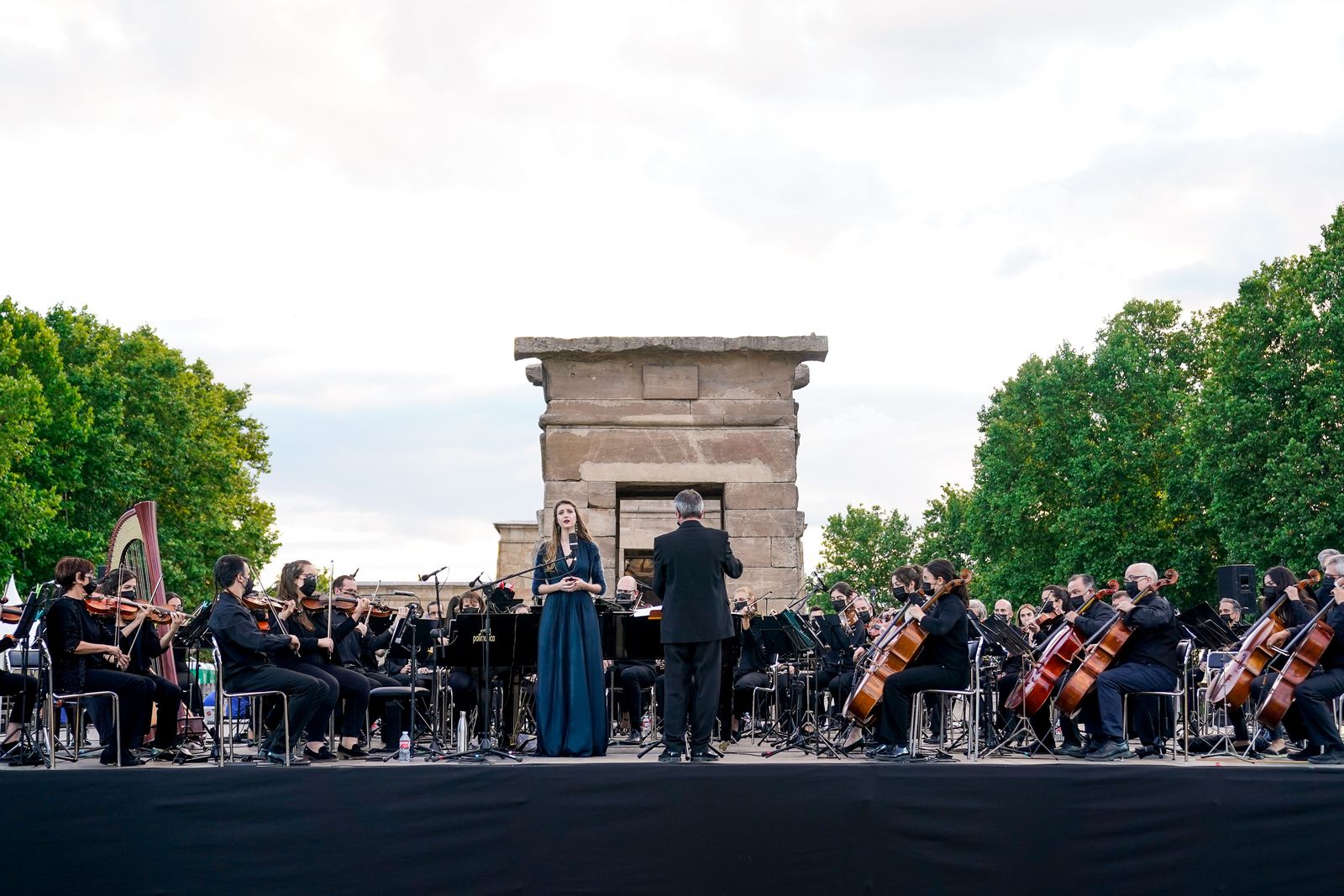 Concierto en el Templo de Debod