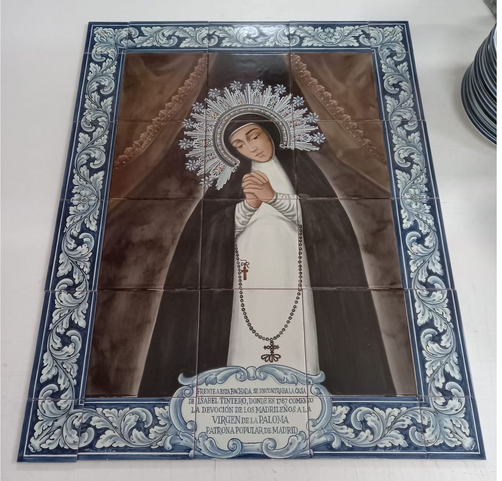 Mosaico de la Virgen de La Paloma