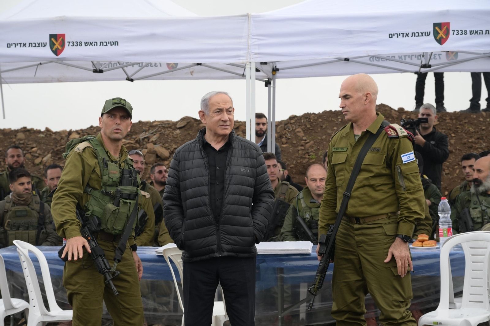 Netanyahu en Gaza