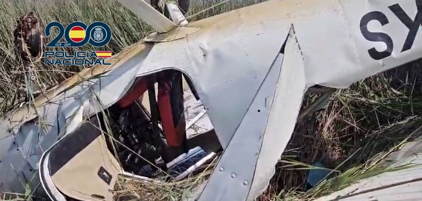 Avioneta siniestrada en Benicàssim, Castellón