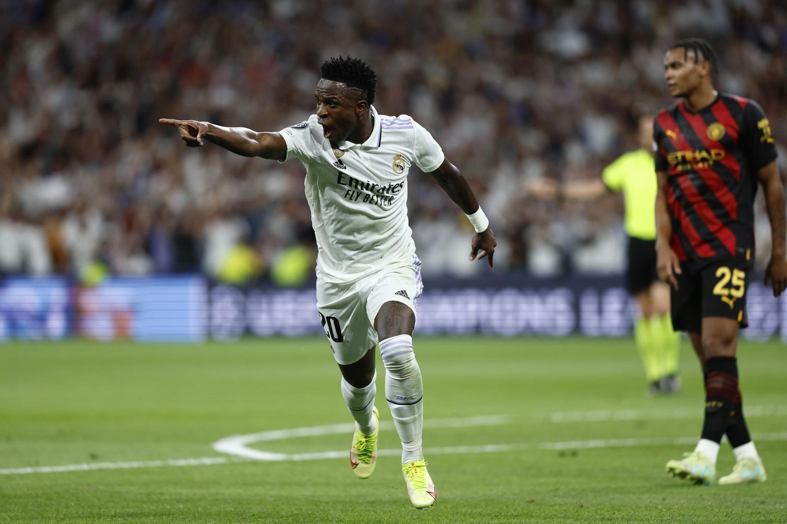 Vinicius ante el Manchester City