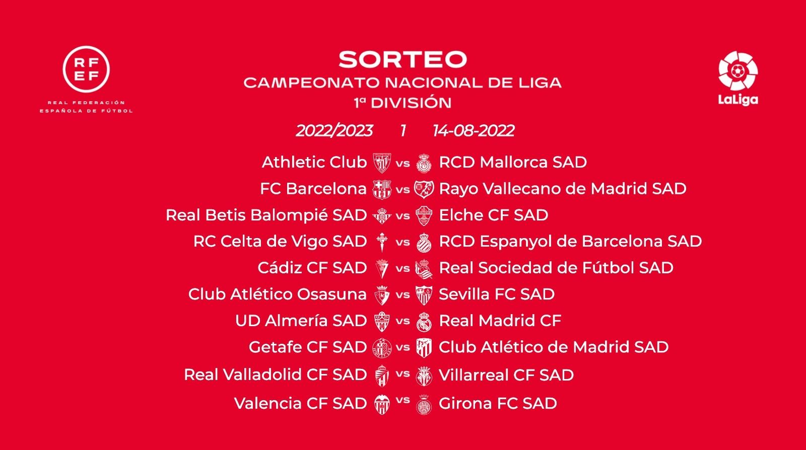 Primera jornada de Liga