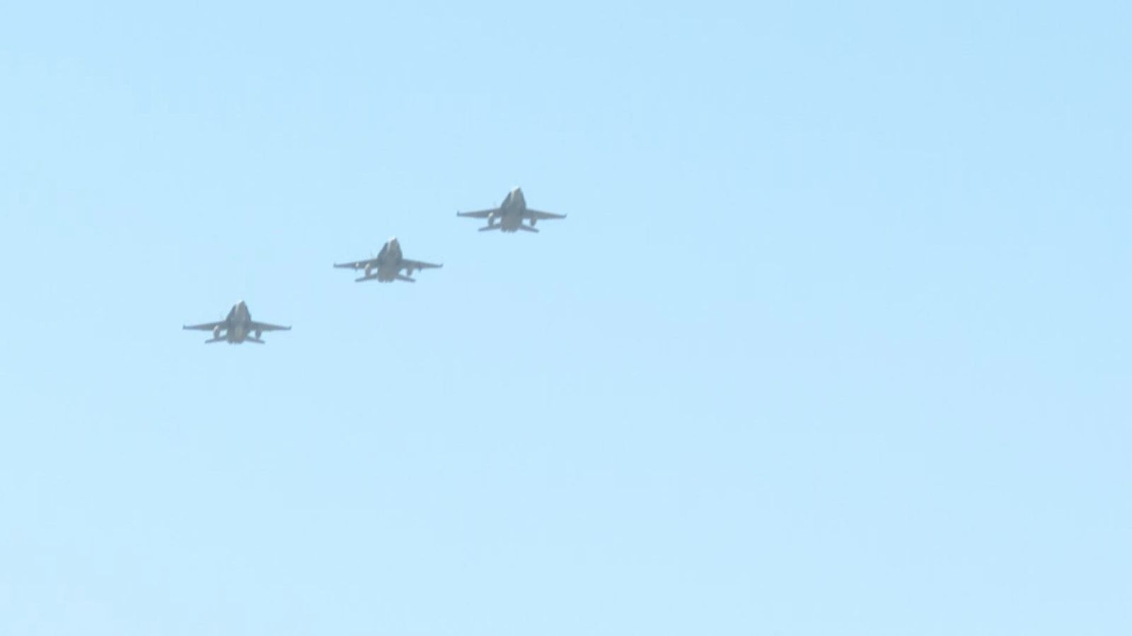 Arrancan los ensayos de los aviones que participarán en el desfile del 12 de Octubre