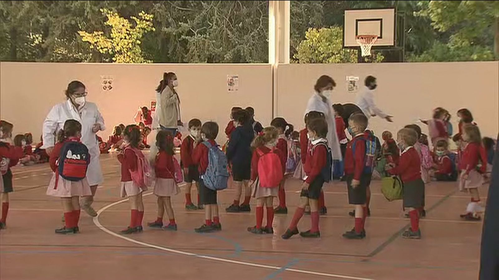 Alumnos de un colegio