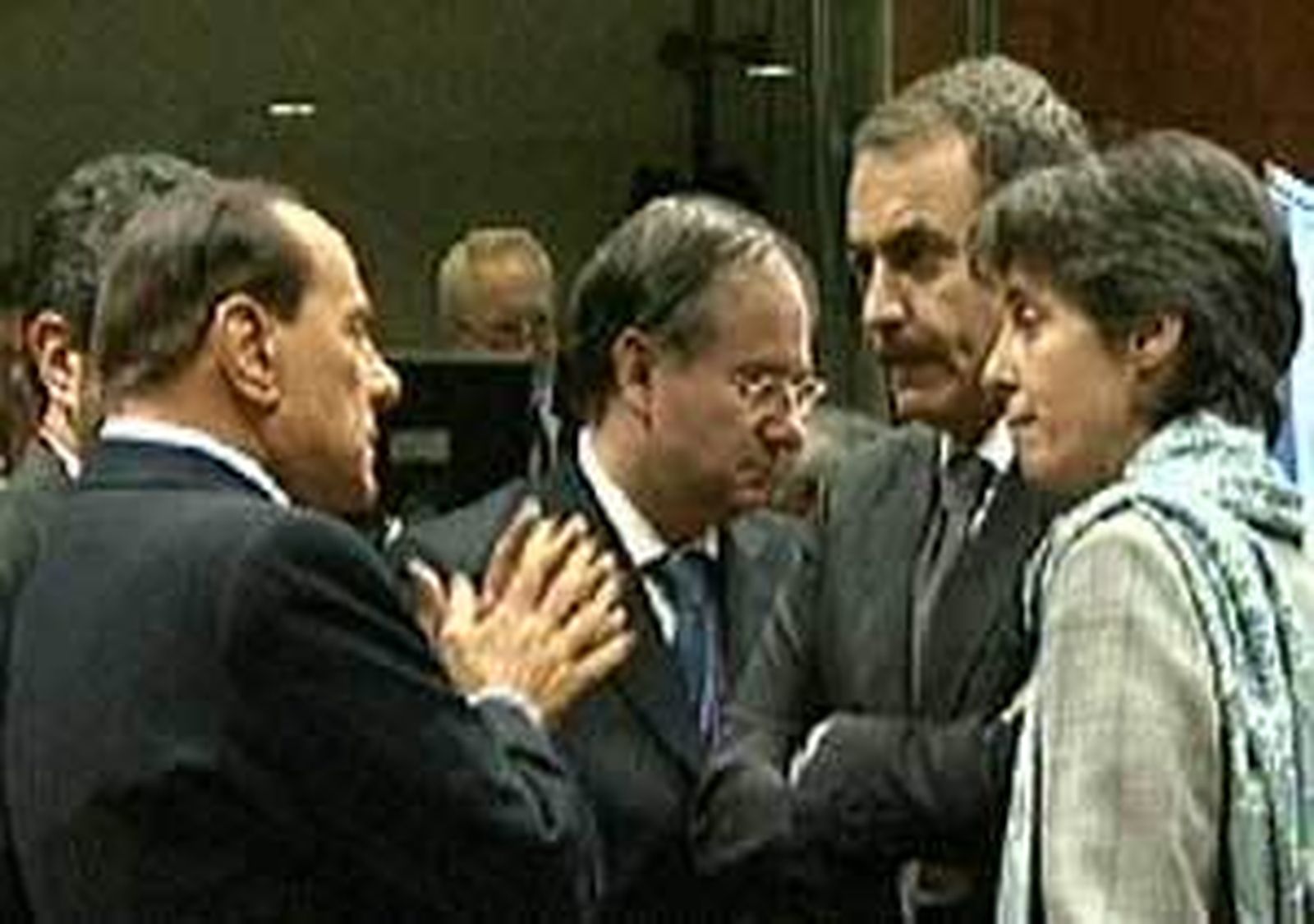 Zapatero con Berlusconi
