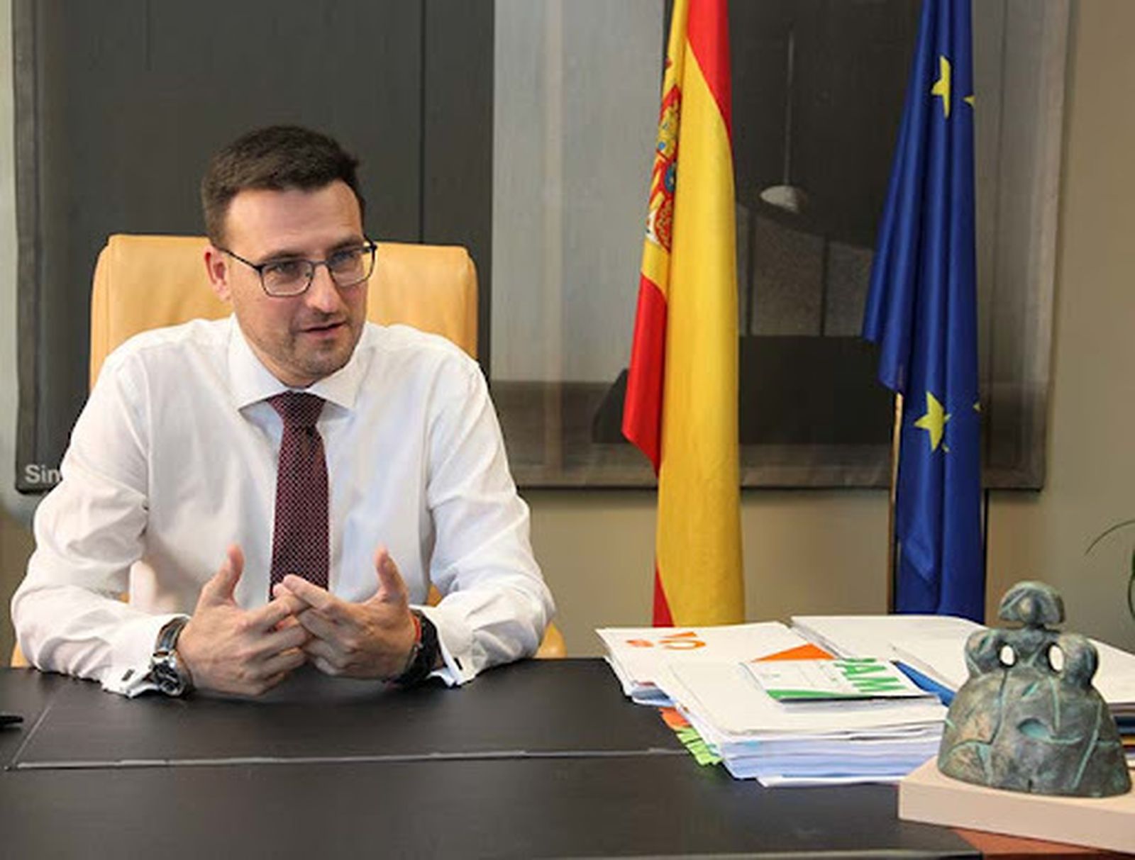 Miguel Ángel Arranz, en una imagen del grupo municipal de Ciudadanos