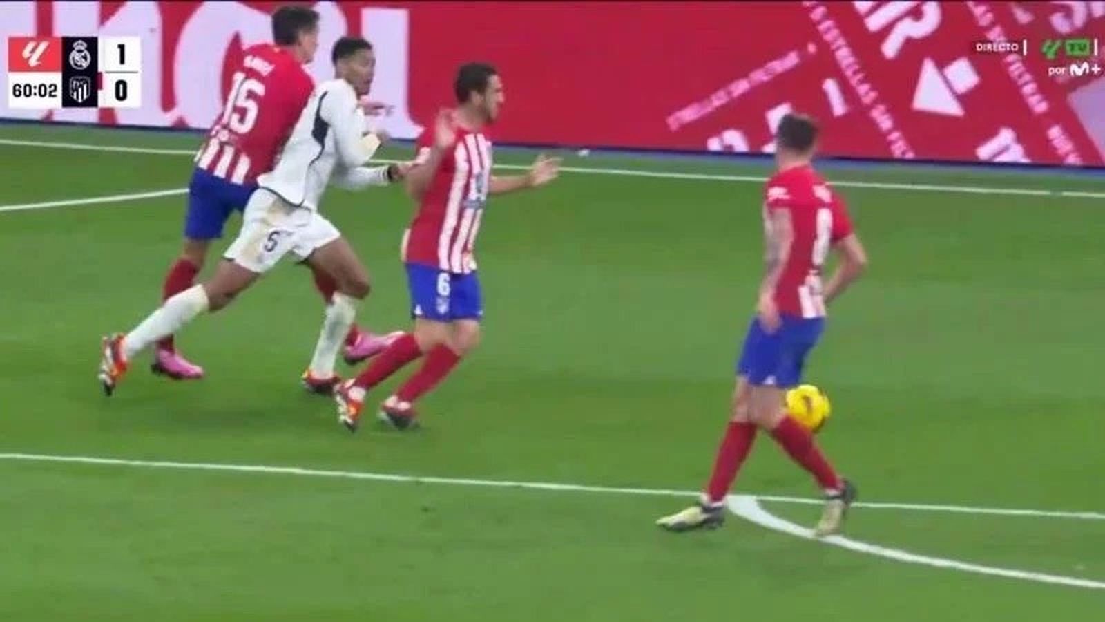 Penalti no pitado a Bellingham
