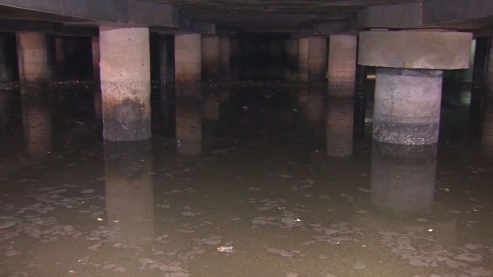 Los tanques de tormentas de Madrid capital llegaron a su máxima capacidad con las lluvias de marzo