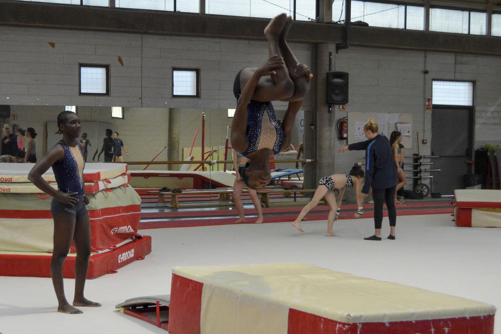 Gimnastas del Chad