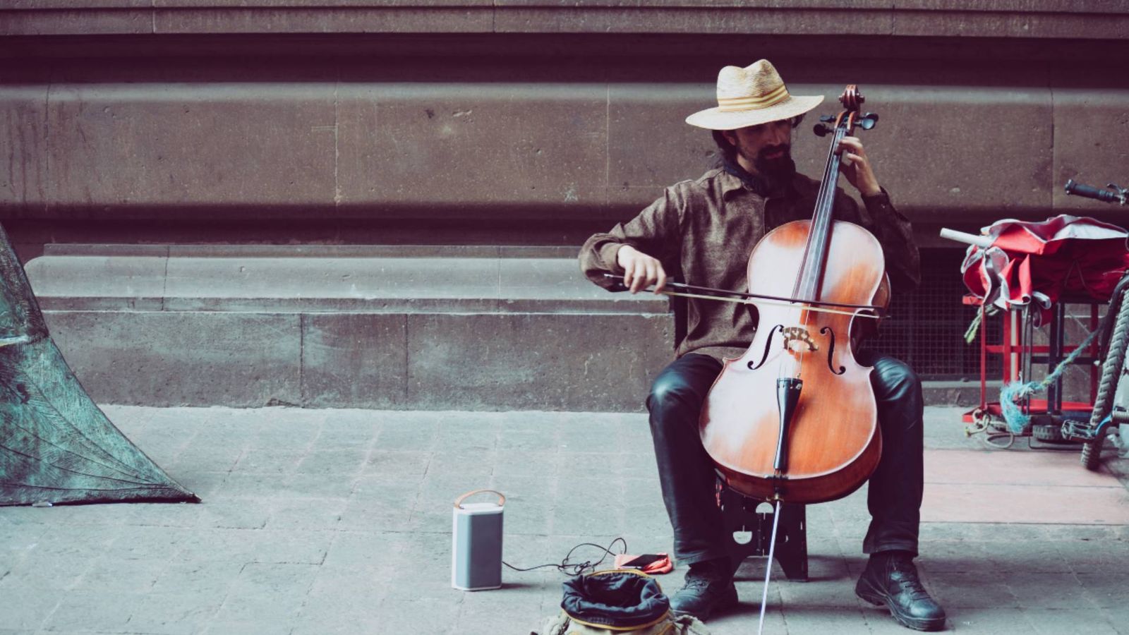 Músico callejero