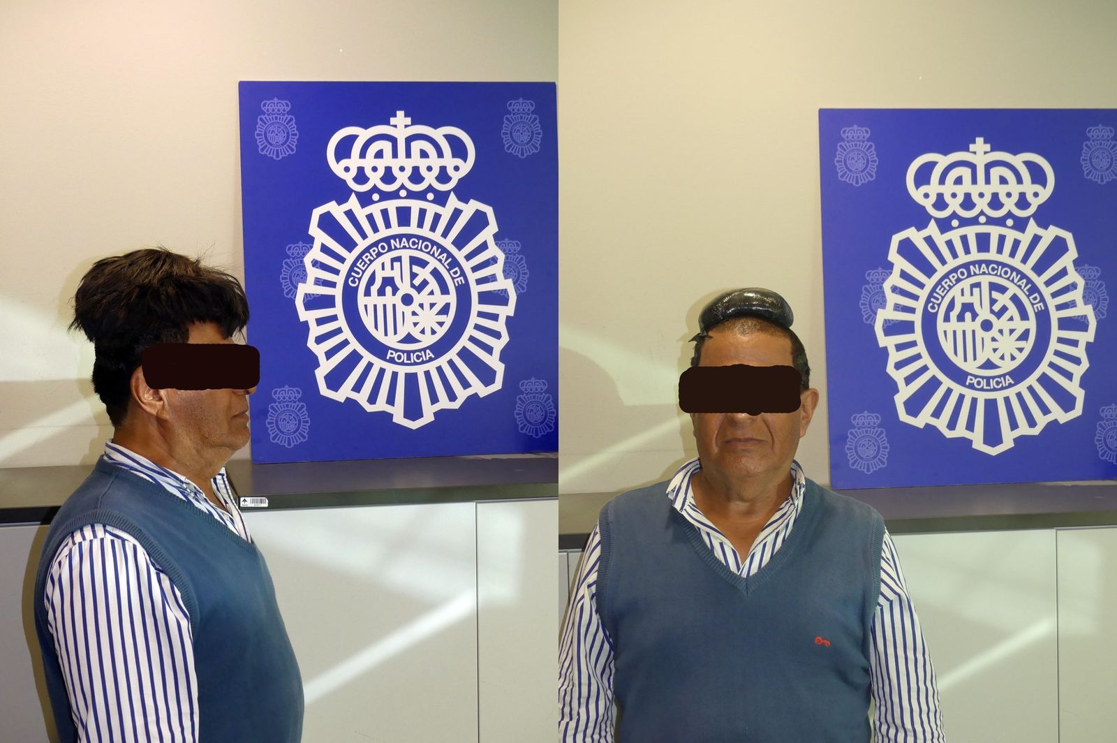 Detenido por transportar droga debajo de un peluquín
