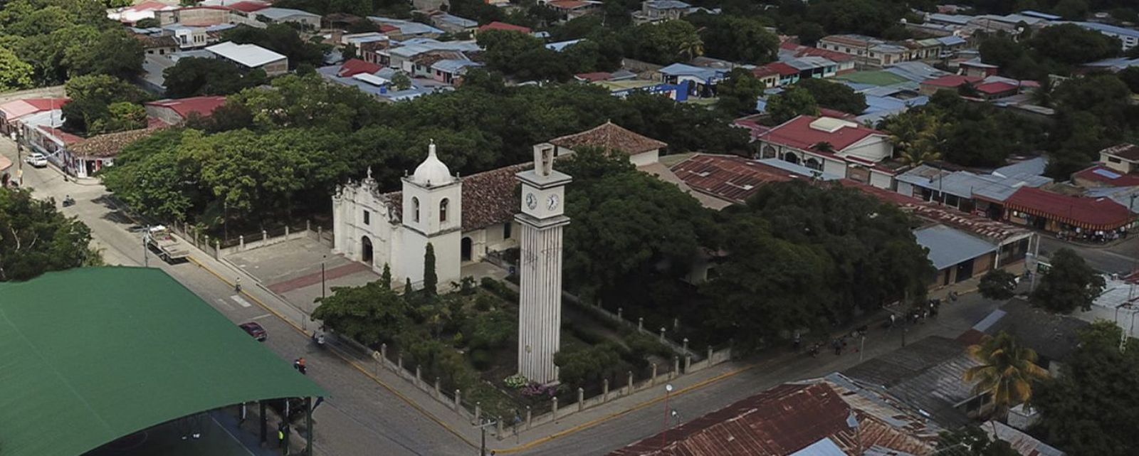 Vista aérea de Somoto, capital del Departamento de Madriz, Nicaragua