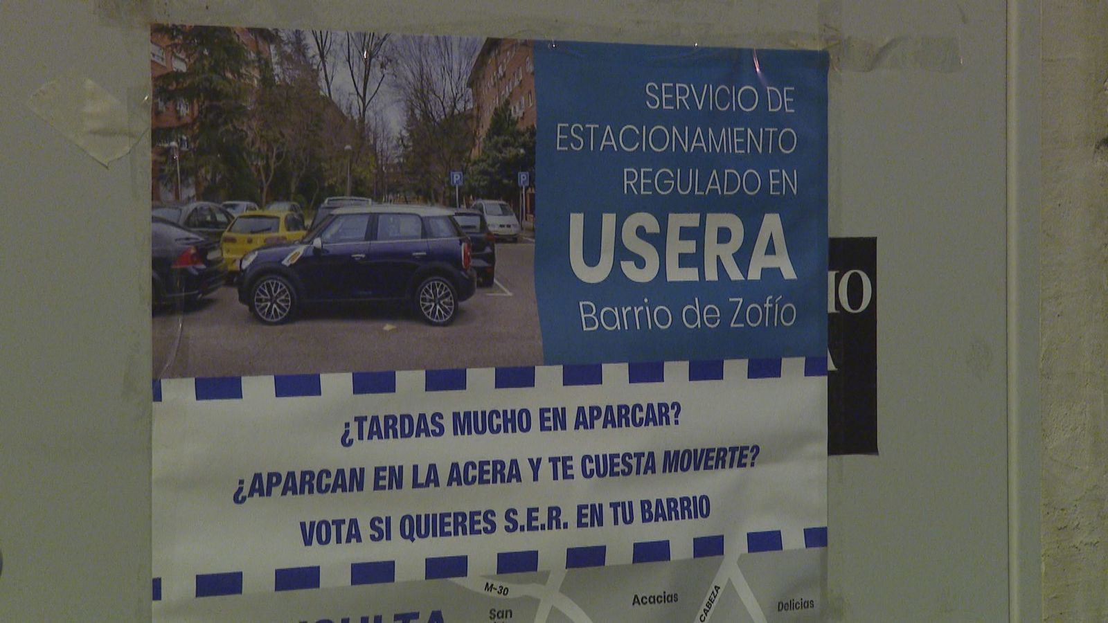 El barrio de Zofío, en Usera, vota por el SER.