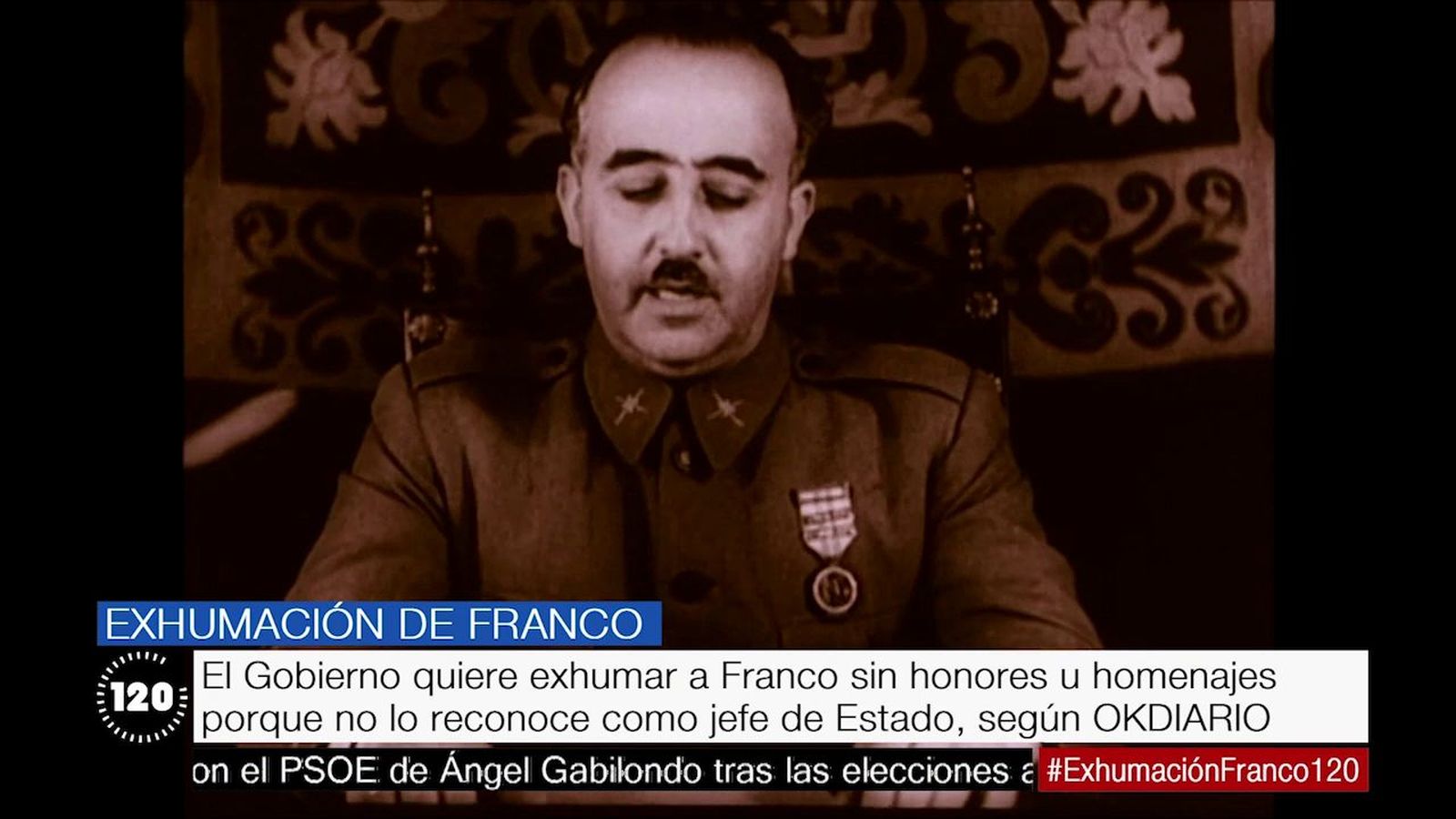 Sánchez quiere exhumar a Franco sin los honores de jefe de Estado, según Okdiario
