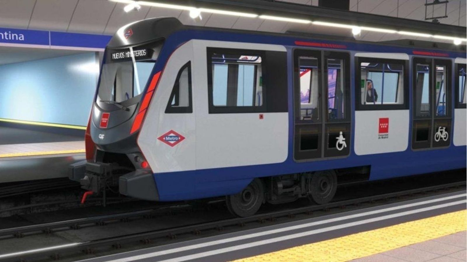 Imagen del nuevo Metro de Madrid