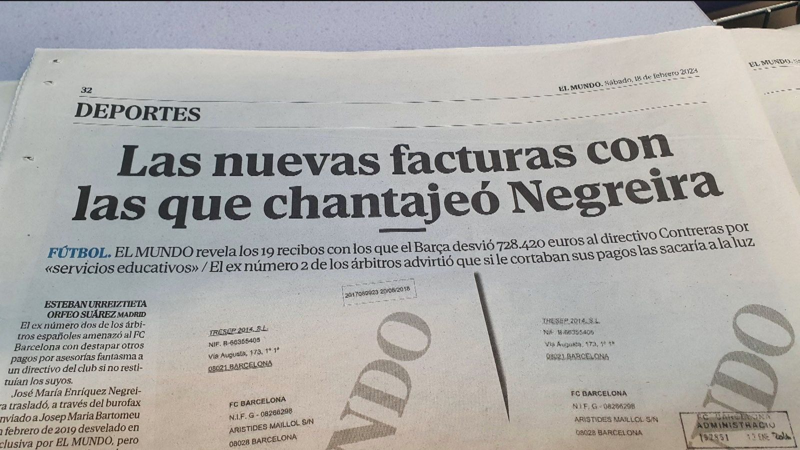 Se enturbia el 'caso Negreira' que acorrala al Barcelona