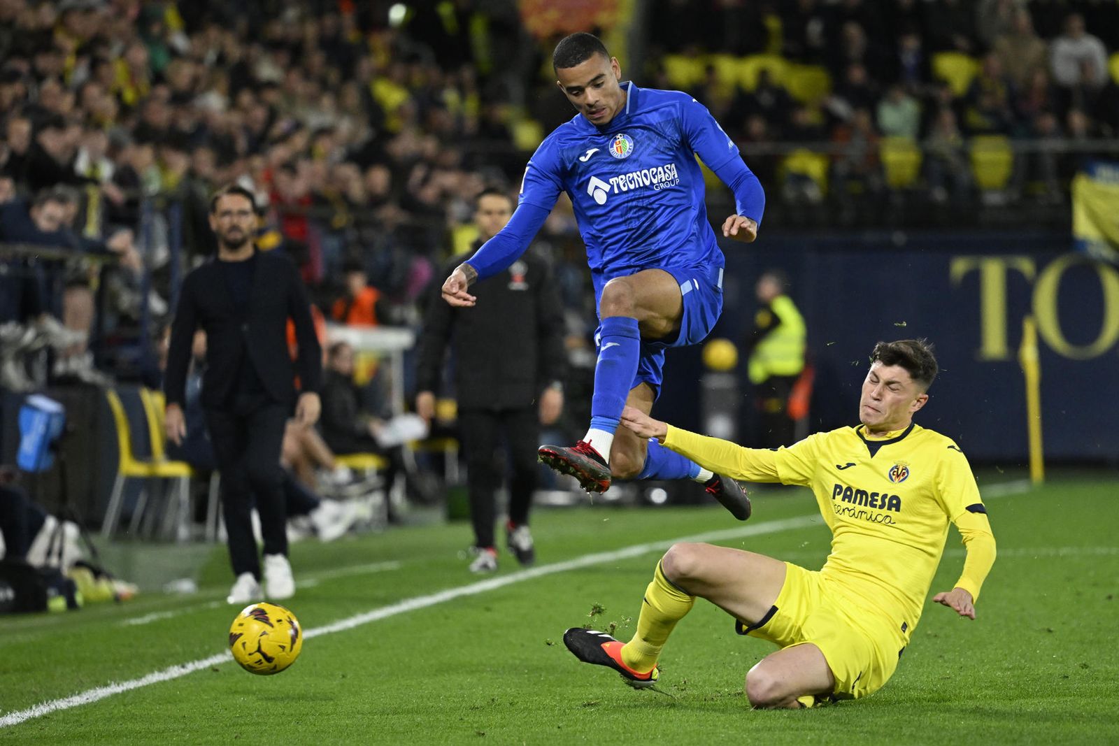 Greenwood ante el Villarreal
