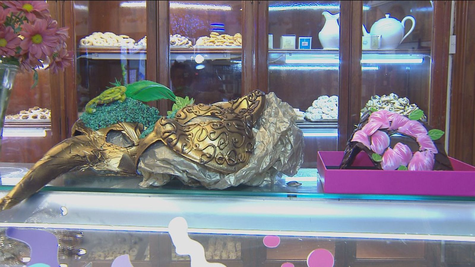 Las máscaras de chocolate, reinas del carnaval
