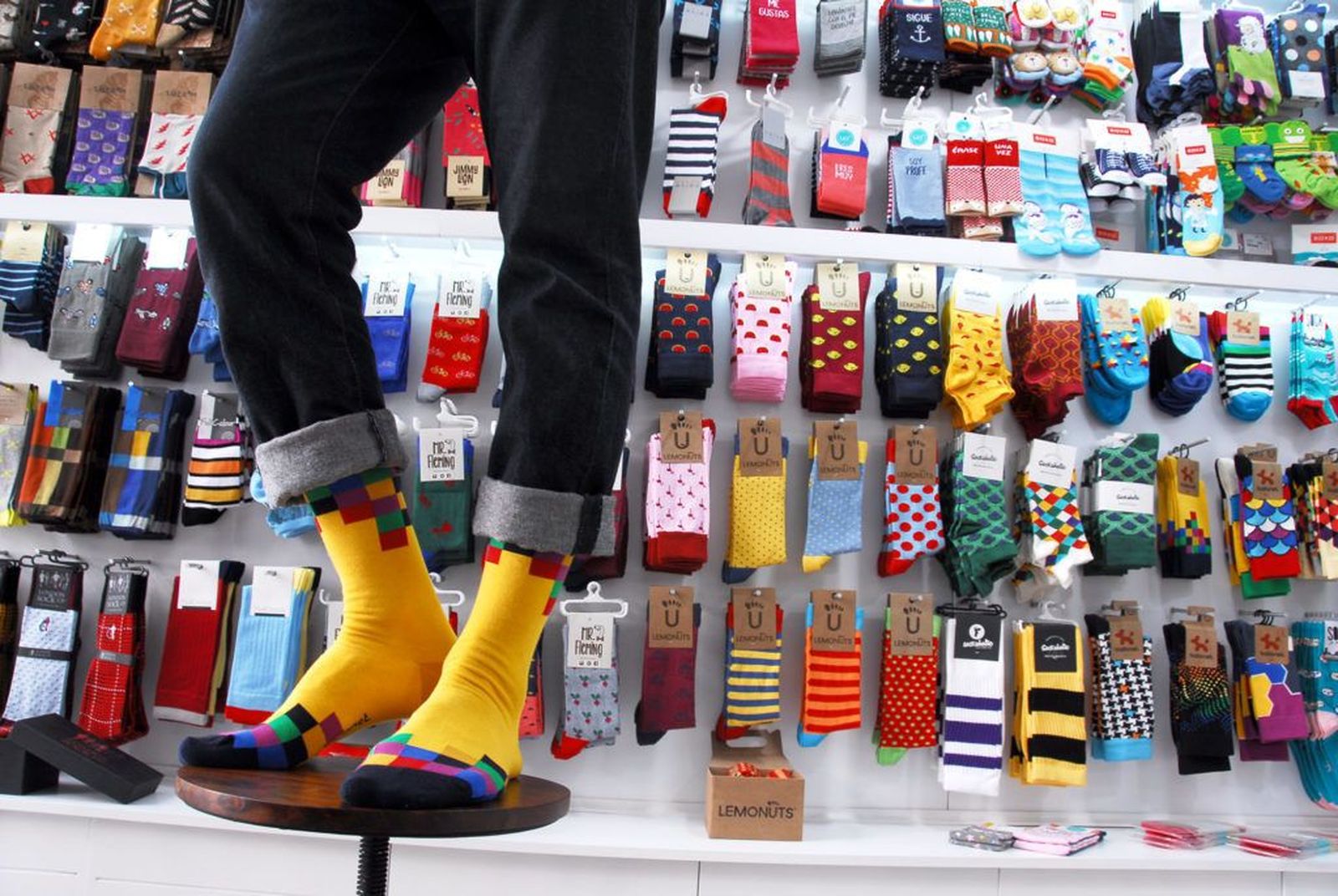 Los calcetines están de moda y ¡llegan a las cestas de Navidad!
