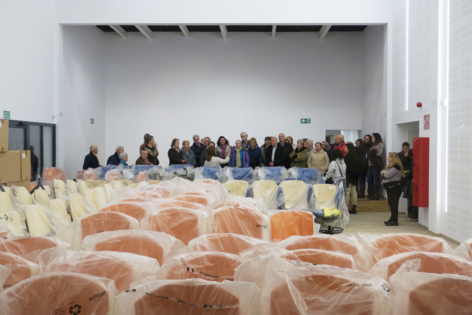 El nuevo salón de actos del Centro Cívico de Las Margaritas de Getafe