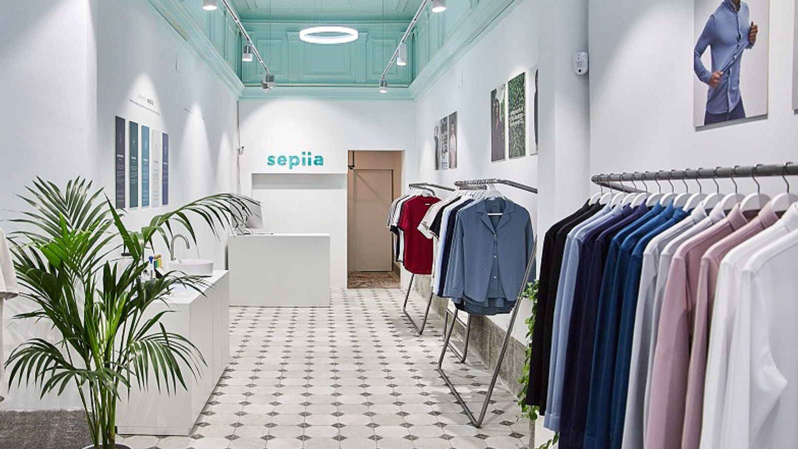 Sepiia, la ropa que no se mancha ni arruga, abre su primera tienda en Madrid
