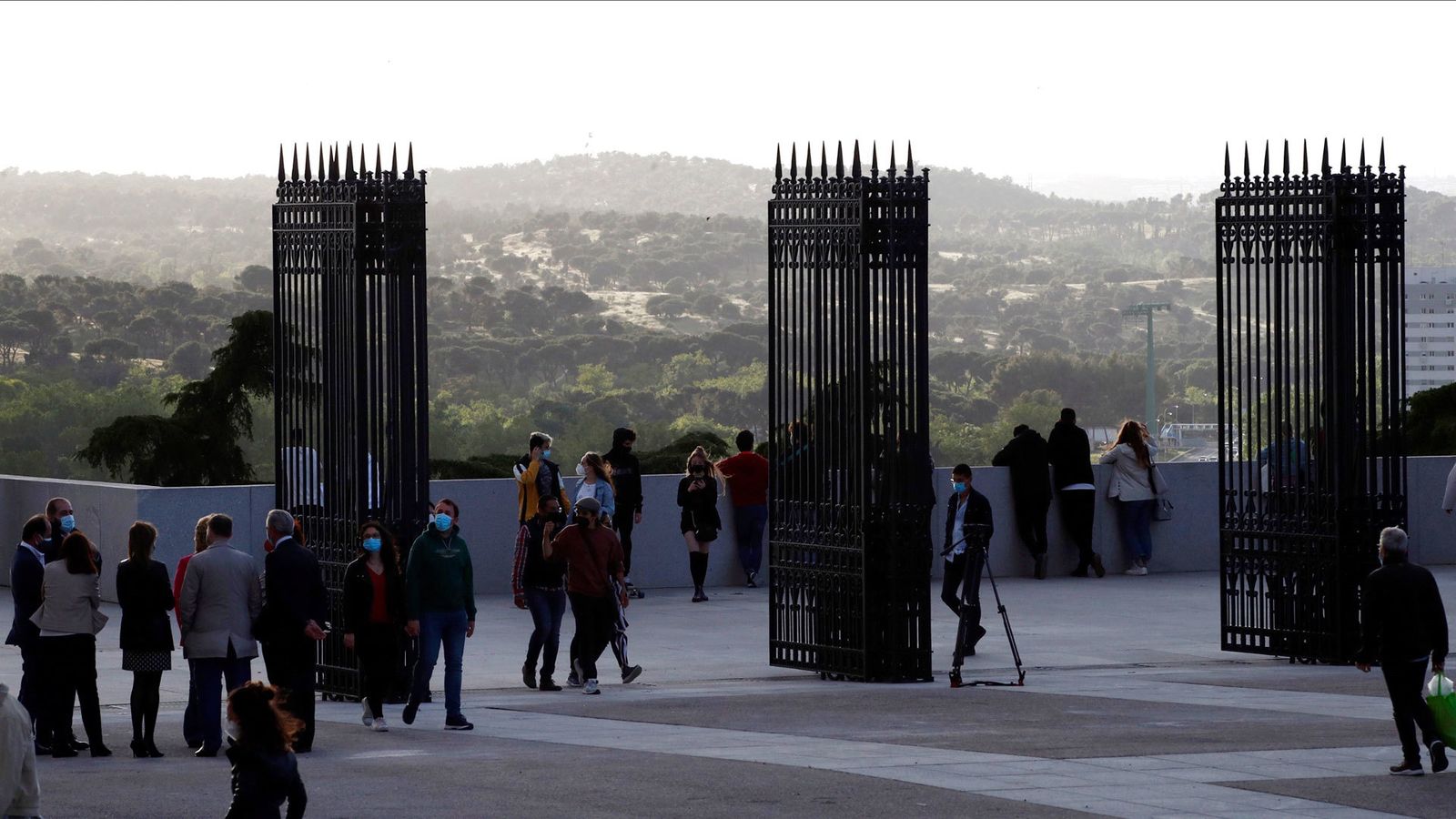 Patrimonio Nacional reabre el mirador del Palacio Real con vistas al Campo del Moro