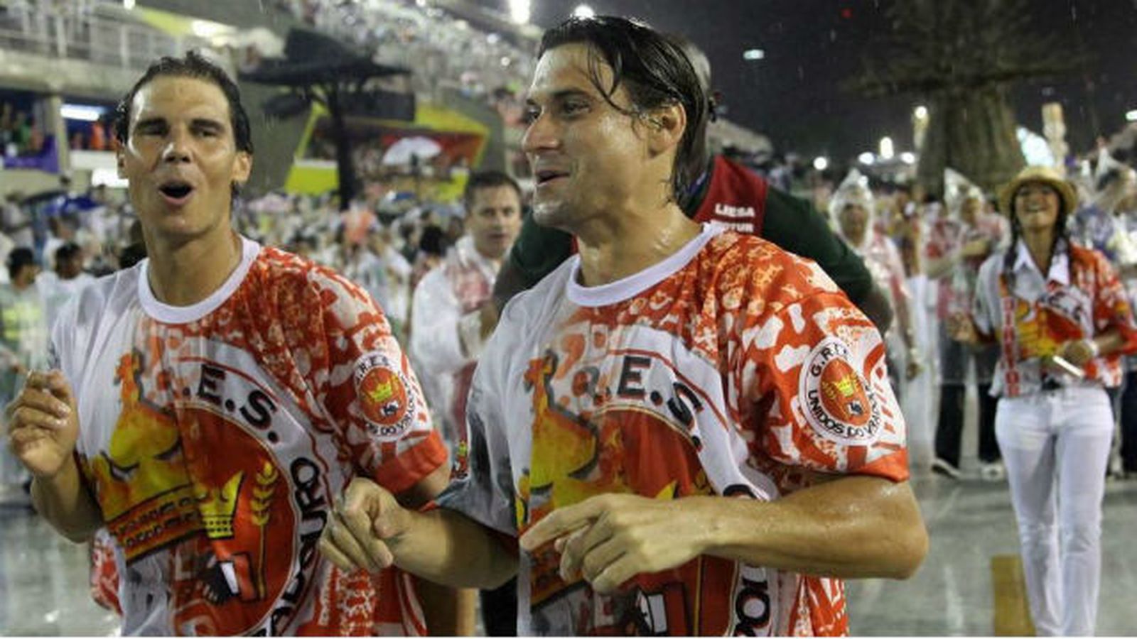 Nadal y Ferrer, en el Carnaval de Ríod e Janeiro