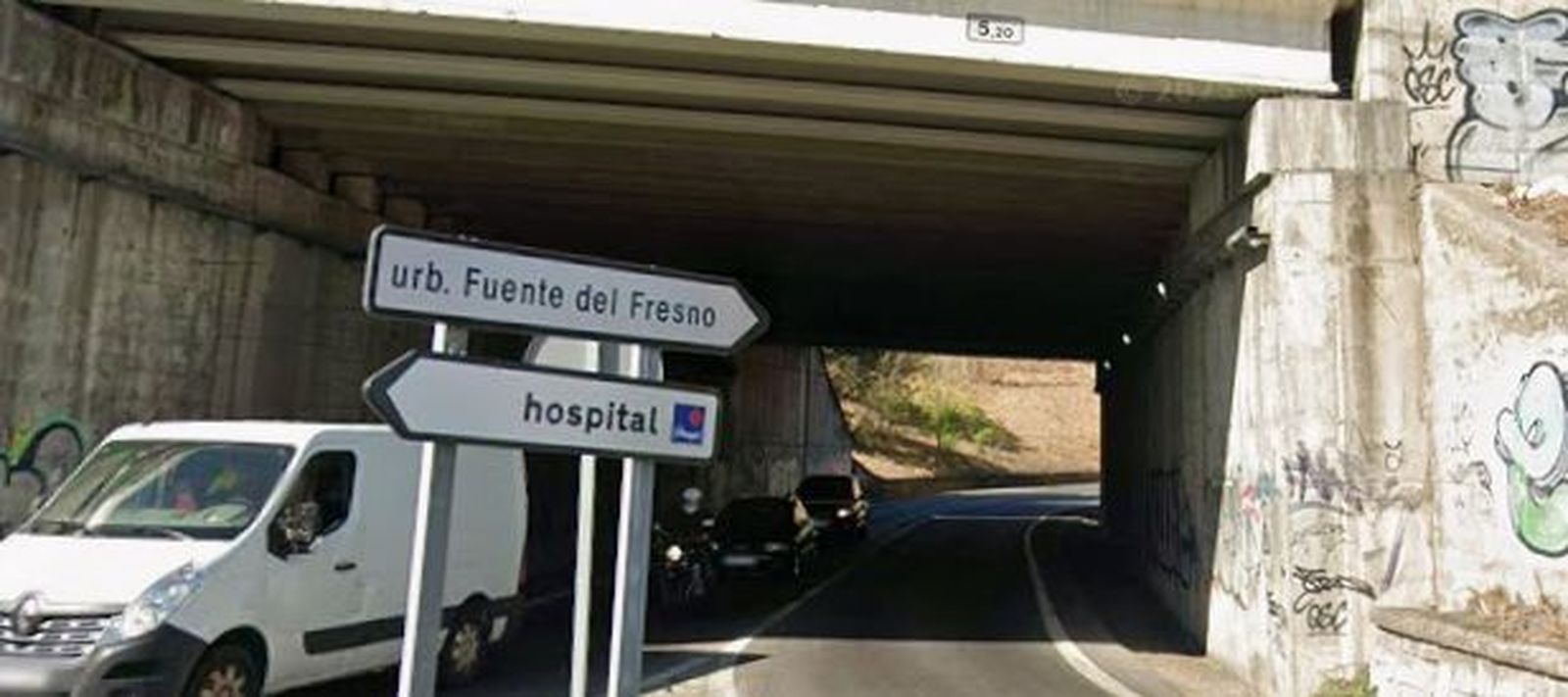 Túnel bajo la A-1 en San Sebastián de los Reyes