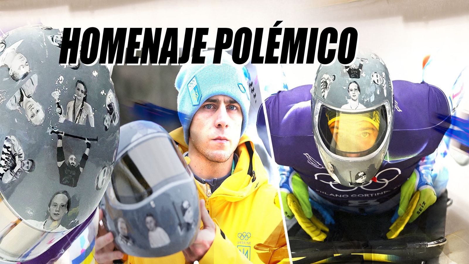 El casco con deportistas ucranianos muertos, última polémica en los JJOO