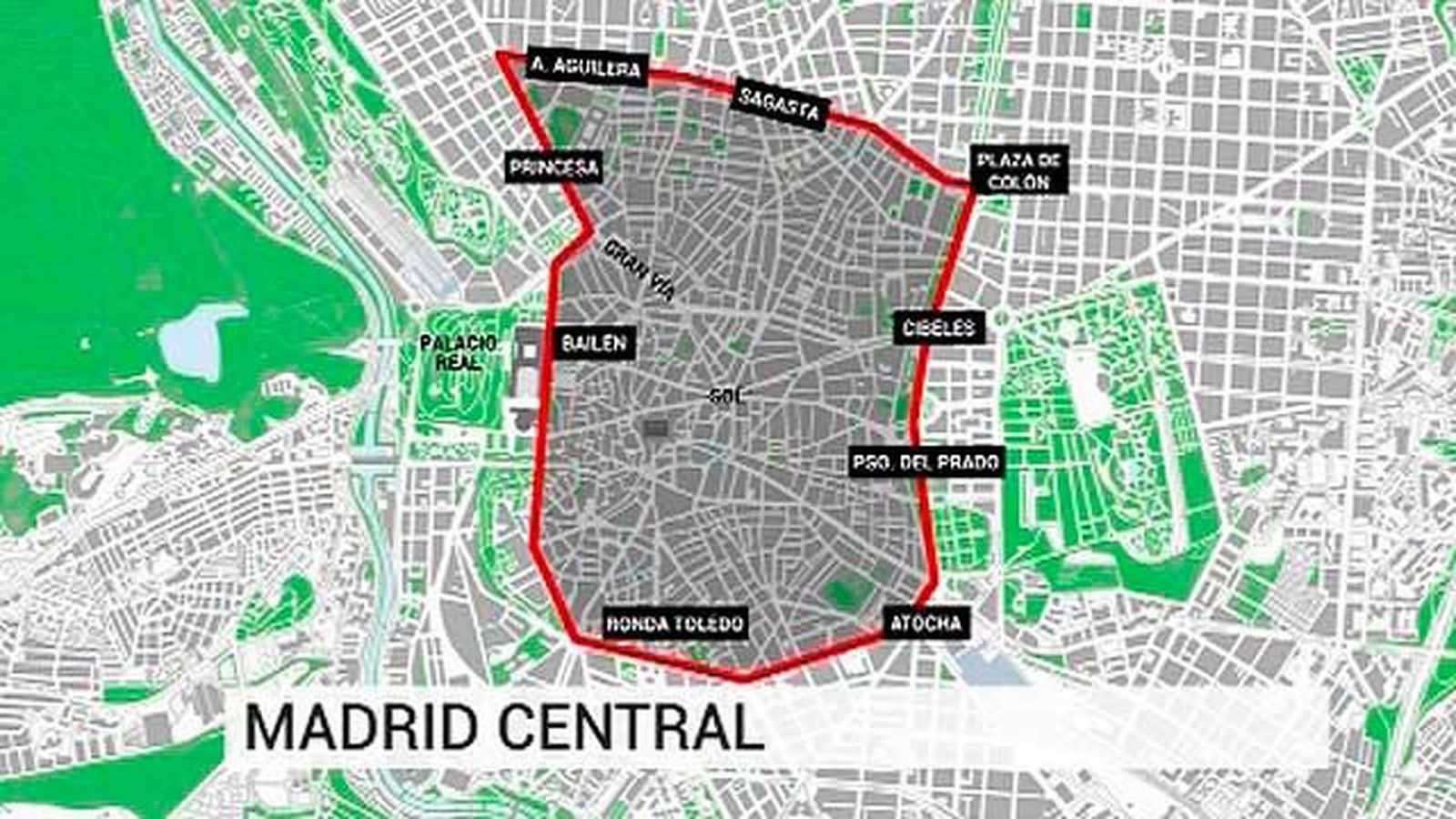 A partir de noviembre se cerrará al tráfico rodado de los no residentes todo el distrito centro