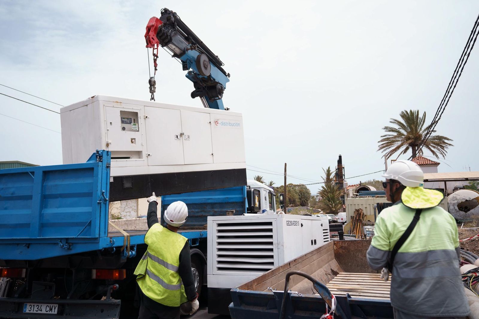 Trabajos en La Gomera para recuperar el suministro eléctrico