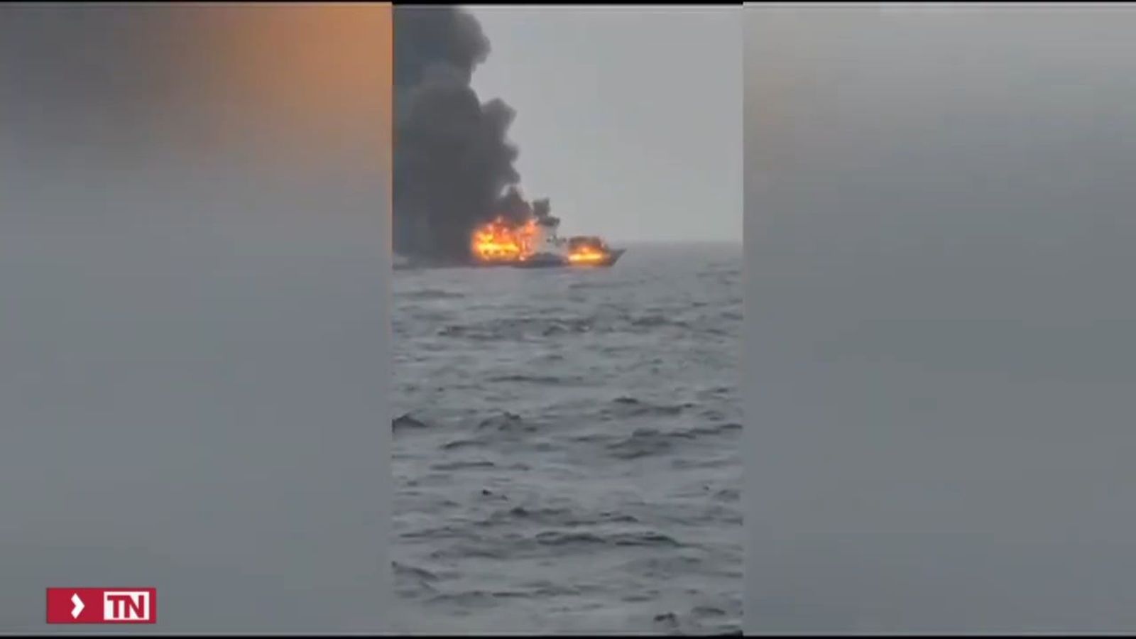 Incendio pesquero gallego