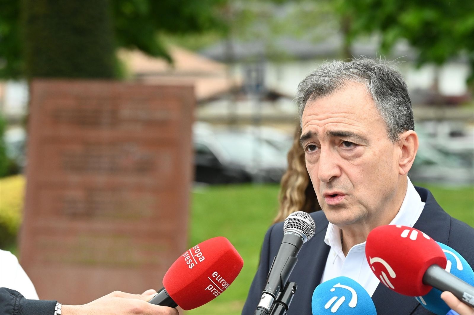 El presidente del EBB del PNV, Aitor Esteban