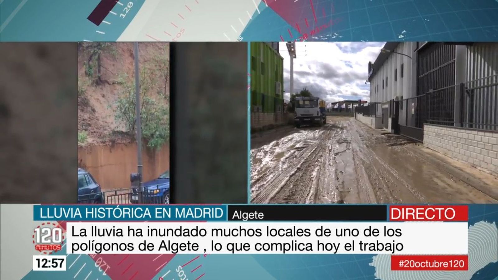 Varias empresas paralizadas en Algete por Aline: “Es la segunda vez en un mes”