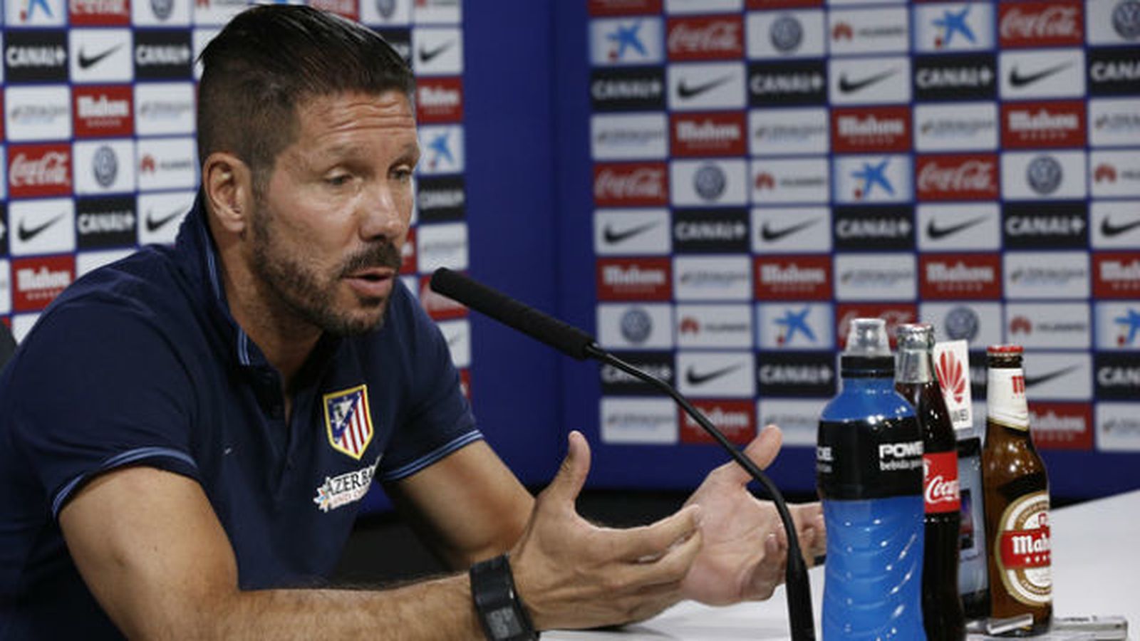 Diego Simeone, entrenador del At. Madrid