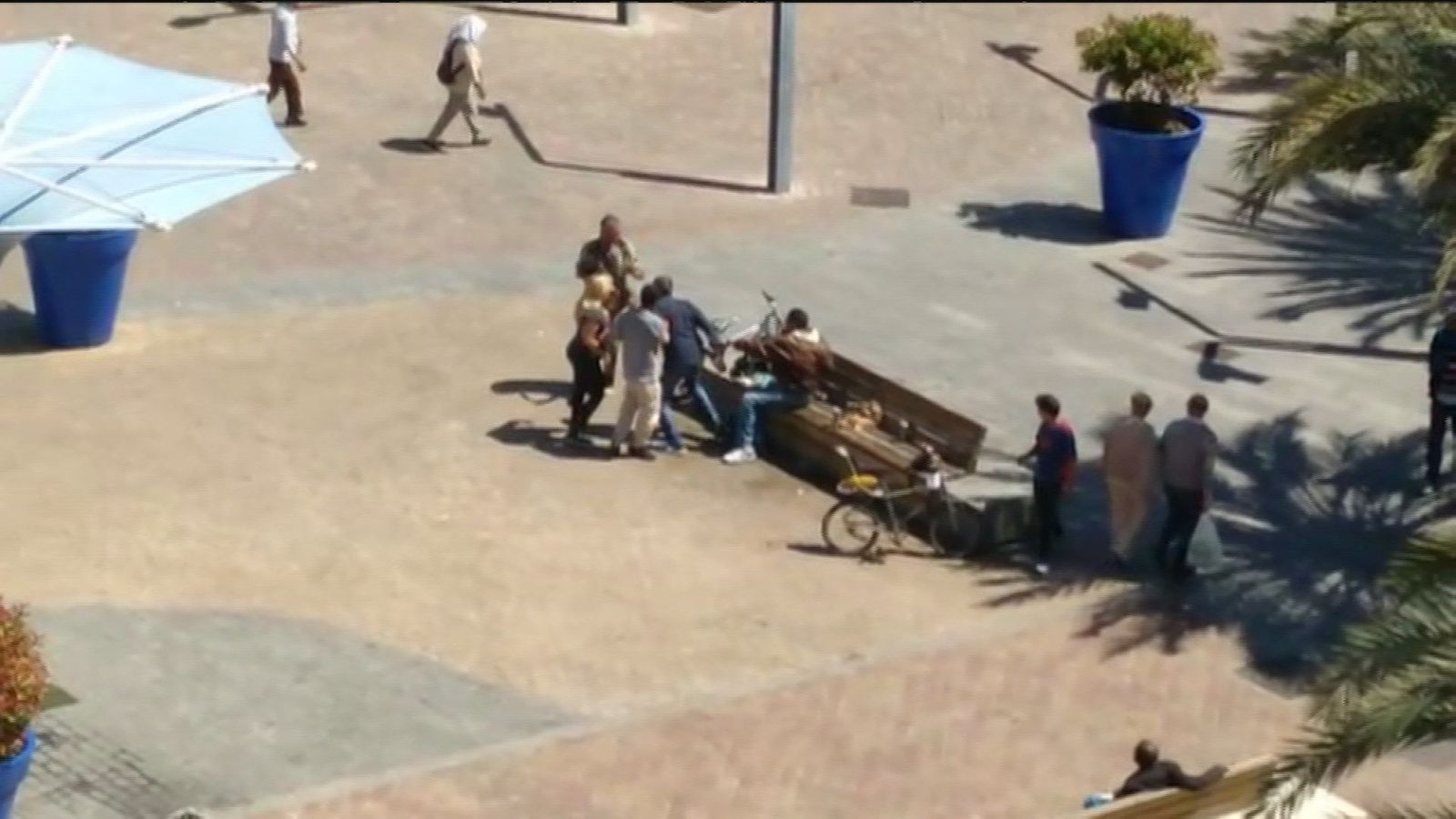 Un grupo de indigentes provoca peleas y problemas en la zona de la estación en Torrejón de Ardoz