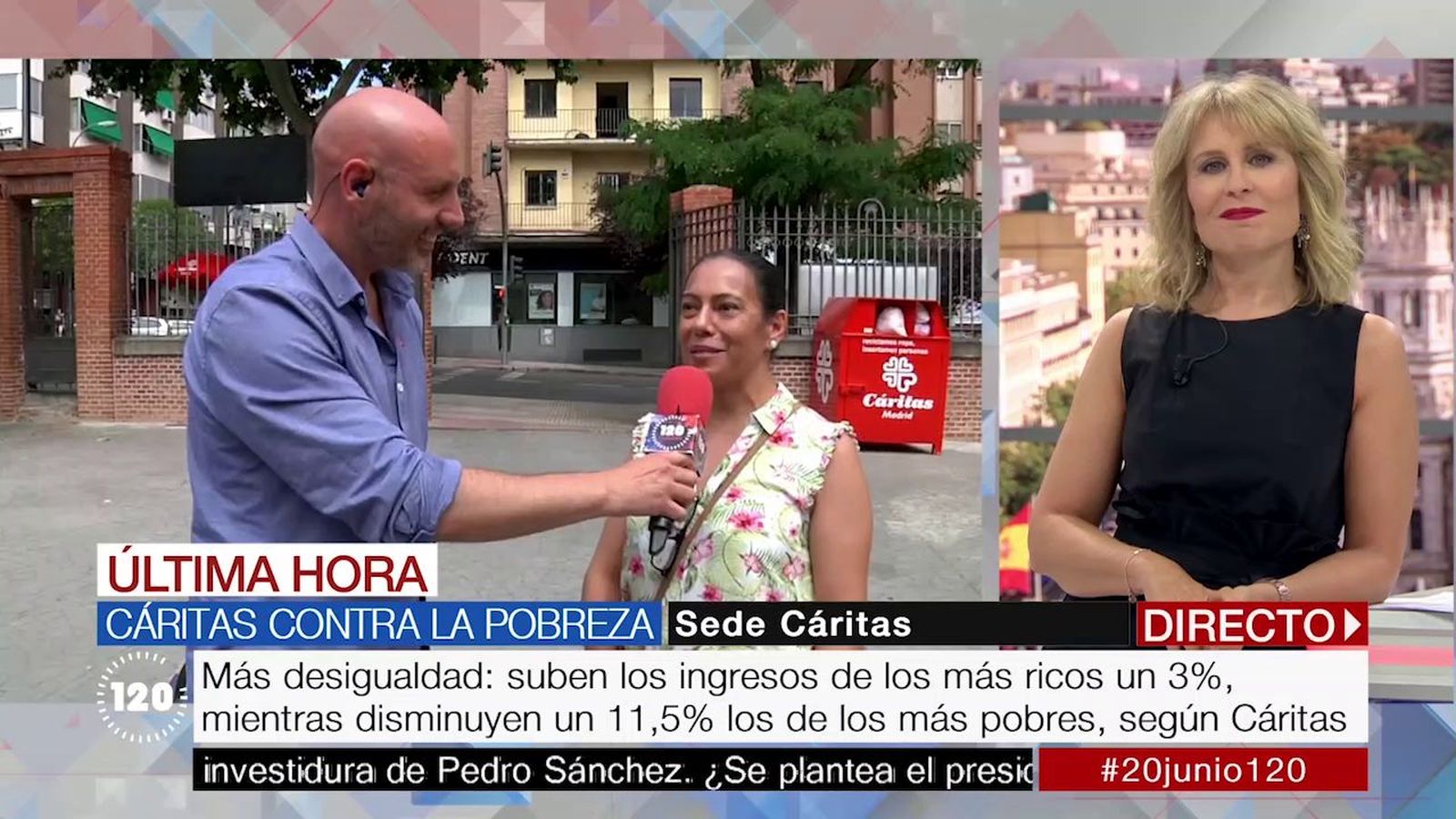 Casi 120.000 madrileños han sido atendidos por Cáritas en 2018